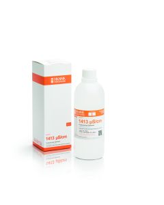 Solution d'étalonnage standard de conductivité 1413 µS / cm (bouteille de 500 mL) HI7031L